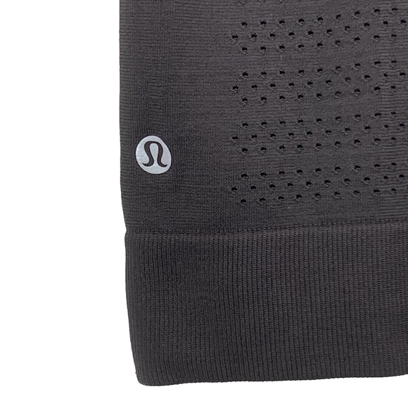 LULULEMON Breeze By Long Sleeve Top Women 12-14 Black GUC *No Size See Measure - Picture 3 of 3